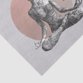 Yoga Meditatie Instructeur Reiki Master Lotus Pose Tissuepapier (Detail)