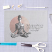 Yoga Meditatie Instructeur Reiki Master Lotus Pose Tissuepapier (Craft)