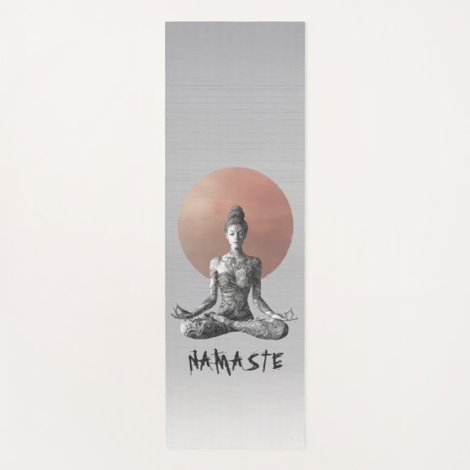 Yoga Meditatie Instructeur Reiki Master Lotus Pose Yogamat (Voorkant)