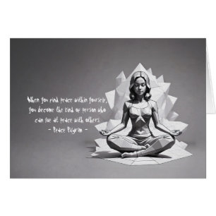 Yoga Meditatie Instructeur Reiki Master Low Poly