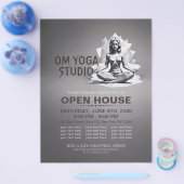 Yoga Meditatie Instructeur Reiki Master Low Poly Flyer (Enkel)