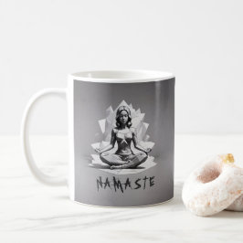 Yoga Meditatie Instructeur Reiki Master Low Poly Koffiemok