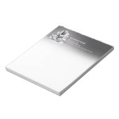 Yoga Meditatie Instructeur Reiki Master Low Poly Notitieblok (Linkerzijde)