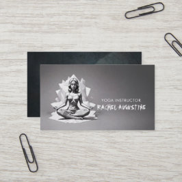 Yoga Meditatie Instructeur Reiki Master Low Poly Visitekaartje