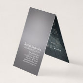 Yoga Meditatie Instructeur Reiki Master Low Poly Visitekaartje (Achterkant)