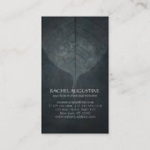 Yoga Meditatie Instructeur Reiki Master Low Poly Visitekaartje (Achterkant)