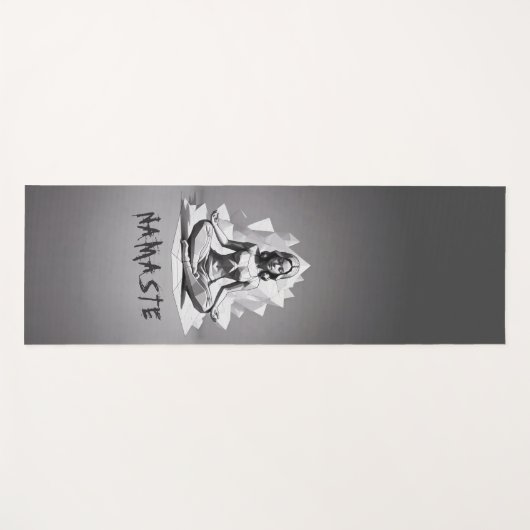 Yoga Meditatie Instructeur Reiki Master Low Poly Yogamat (Voorkant (horizontaal))