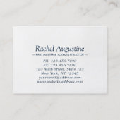 Yoga Meditatie Instructor Tree Pose Volle Maan Kortingskaartje (Achterkant)