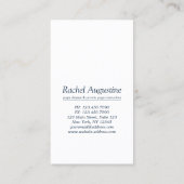 Yoga Meditatie Instructor Tree Pose Volle Maan Visitekaartje (Achterkant)