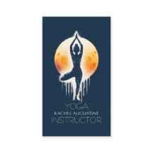 Yoga Meditatie Instructor Tree Pose Volle Maan