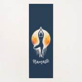 Yoga Meditatie Instructor Tree Pose Volle Maan Yogamat (Voorkant)