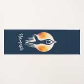 Yoga Meditatie Instructor Tree Pose Volle Maan Yogamat (Voorkant (horizontaal))