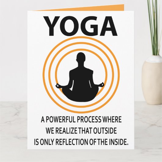 Yoga Meditatie Kaart (Voorkant)