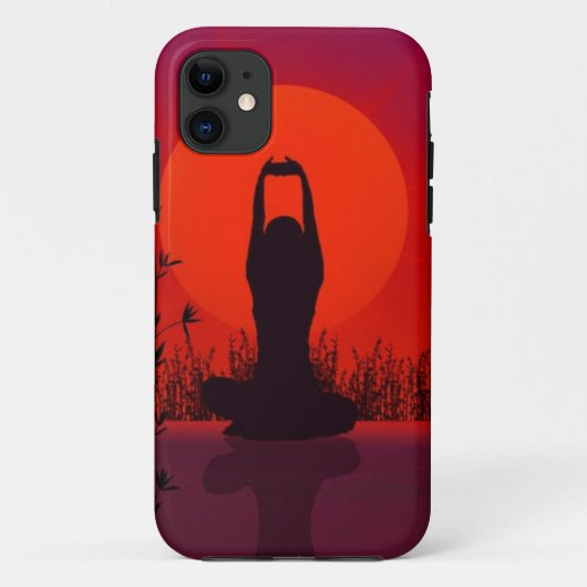 Yoga, Meditatie, Mode, fitness Case-Mate iPhone Case (Achterkant)