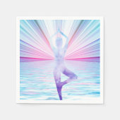 Yoga Meditatie Namaste Feest of Speciale Evenement Servet (Voorkant)