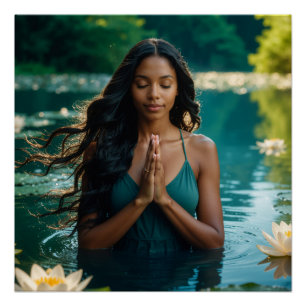 YOGA - MEDITATIE - PLUK DE DAG - WELZIJN PERFECT POSTER