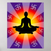 Yoga - Meditatie Poster (Voorkant)