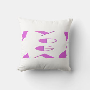 Yoga meditatie relaxatie bleek paars witte yoga kussen