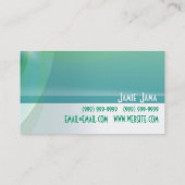 Yoga, Meditatie, Spiritueel Visitekaartje (Achterkant)