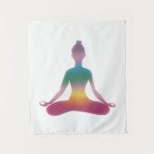 Yoga, Meditatie Tapestry Wandkleed (Voorkant)