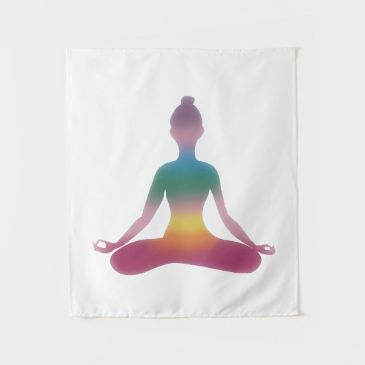 Yoga, Meditatie Tapestry Wandkleed (Voorkant)