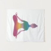 Yoga, Meditatie Tapestry Wandkleed (Voorkant (horizontaal))