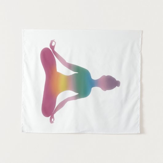 Yoga, Meditatie Tapestry Wandkleed (Voorkant (horizontaal))