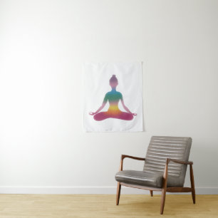 Yoga, Meditatie Tapestry Wandkleed