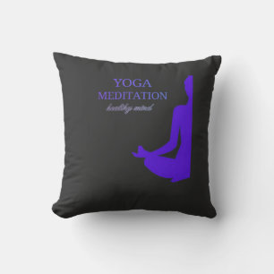 Yoga & Meditatie voor een gezonde geest Kussen