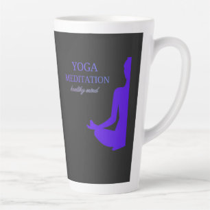 Yoga & Meditatie voor een gezonde geest Latte Mok