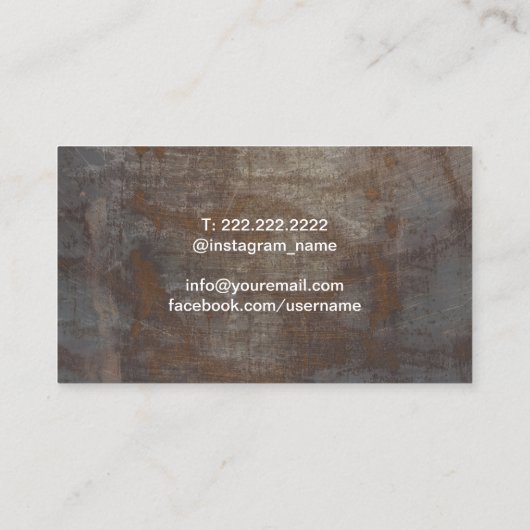 Yoga & Meditatie Wellness SPA  Goud Om Visitekaartje (Achterkant)