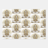 Yoga Meditatie Wrapping Papier Inpakpapier Vel (Voorkant)