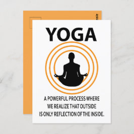 Yoga Meditatie Yoga Briefkaart