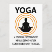 Yoga Meditatie Yoga Briefkaart (Voorkant)