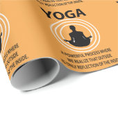 Yoga Meditatie Yoga Cadeaupapier (Rol Hoek)