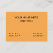 Yoga Meditatie Yoga Instructeur Visitekaartje (Achterkant)