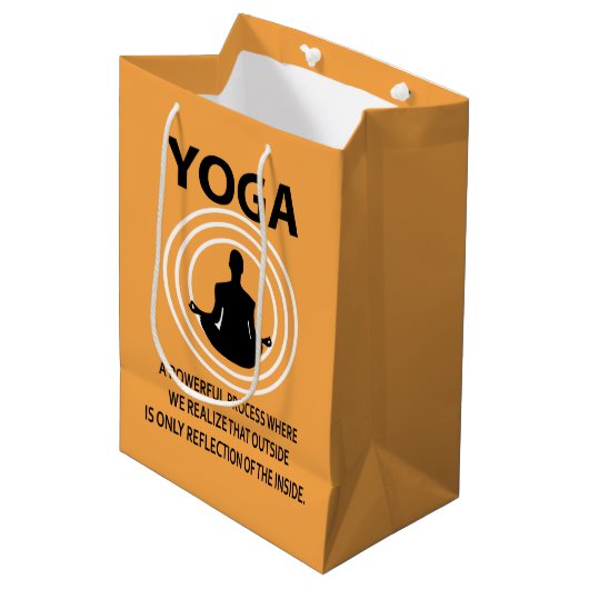 Yoga Meditatie Yoga Medium Cadeauzakje (Voorkant Gekanteld)
