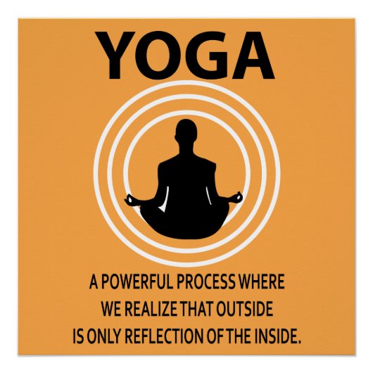Yoga Meditatie Yoga Perfect Poster (Voorkant)