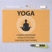 Yoga Meditatie Yoga Tissuepapier (Craft)