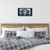 Yoga-meditatie Zen-doek wandkunst Canvas Afdruk (Insitu (Slaapkamer))