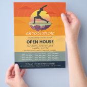 Yoga meditatiehouding Zon Vliegend Eiland Open Hui Flyer (Hand)