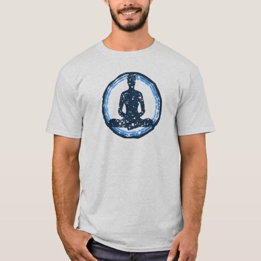 Yoga Meditaties Grafische T-shirt (Voorkant)