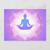 Yoga Meditation Briefkaart (Voorkant)