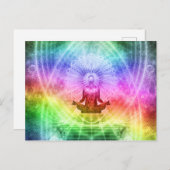 Yoga Meditation Buddhist Nirvana Inspirerend Briefkaart (Voorkant / Achterkant)