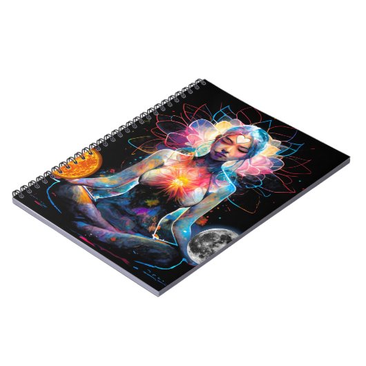 Yoga, Meditation, Chakra Notitieboek (Linkerzijde)