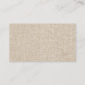 Yoga & Meditation  Damask Framed Om Sign Visitekaartje (Achterkant)