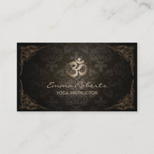 Yoga & Meditation Damask Loyalty Punch (Voorkant)