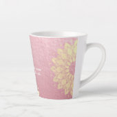 Yoga Meditation Instrucor Rose Gold Mandala Quote Latte Mok (Rechts)