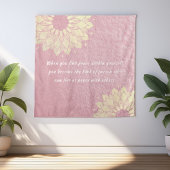 Yoga Meditation Instrucor Rose Gold Mandala Quote Wandkleed