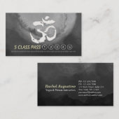 Yoga Meditation Instructeur 5 Klasse Pass Loyalty (Voorkant / Achterkant)